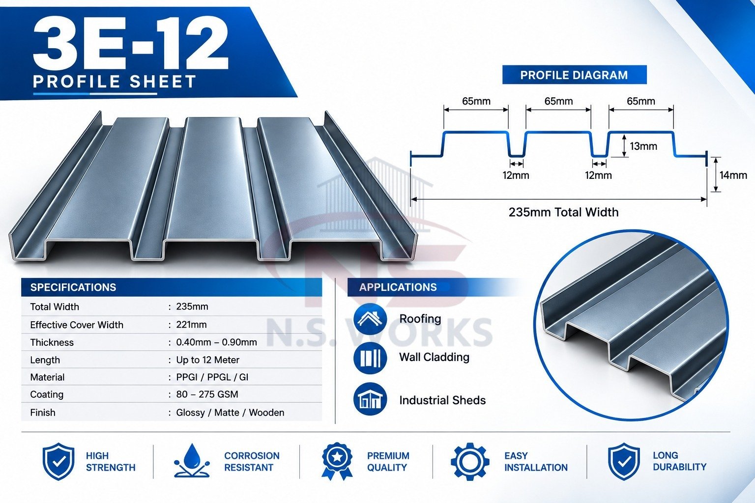 NO.3E-12 — Profile Sheet