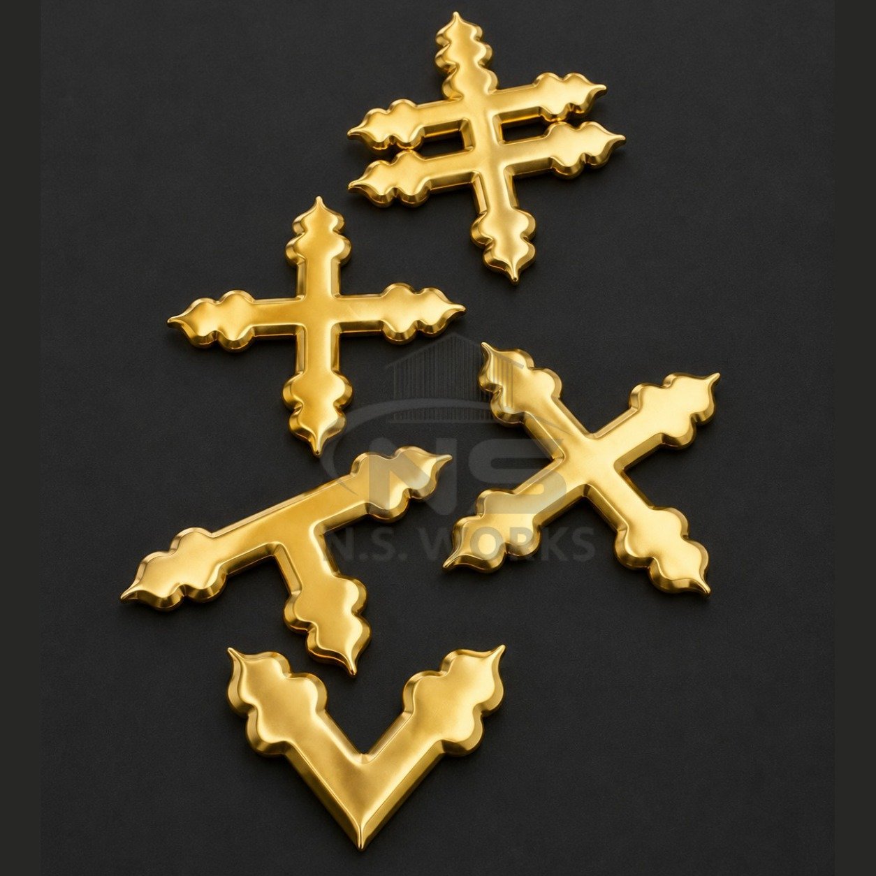 Cross Set — Decorative Hardware