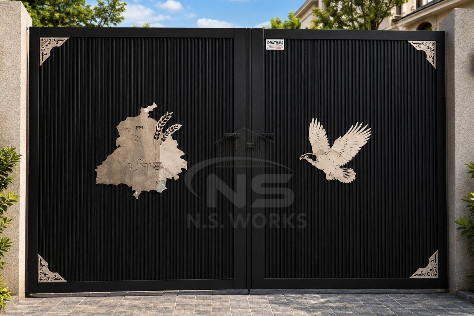 Heritage Map Art — Decorative Metal Art
